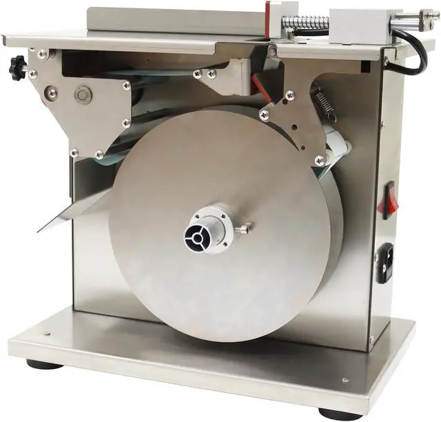 Alt view image 6 of 7 - Automatic Right Angle Labeling Machine Corner Labeling Machine with PLC Microcomputer Controller & Adjustable Work Table for Printing Food and Daily Chemical Industries