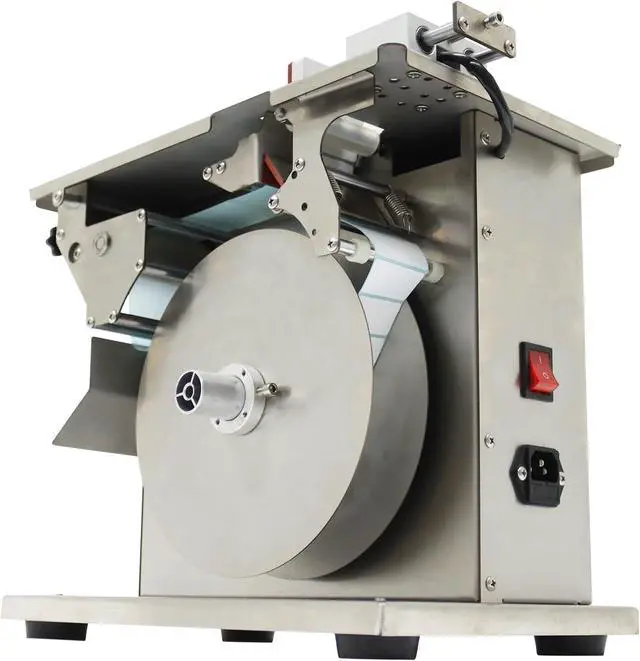 Alt view image 3 of 7 - Automatic Right Angle Labeling Machine Corner Labeling Machine with PLC Microcomputer Controller & Adjustable Work Table for Printing Food and Daily Chemical Industries