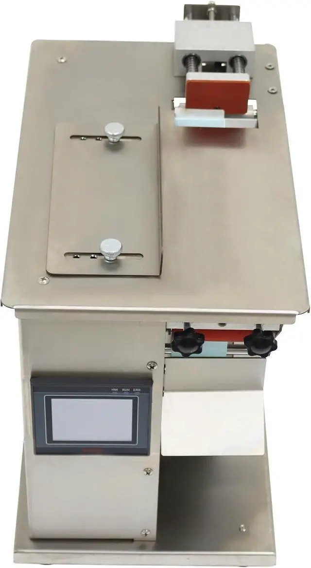 Alt view image 4 of 7 - Automatic Right Angle Labeling Machine Corner Labeling Machine with PLC Microcomputer Controller & Adjustable Work Table for Printing Food and Daily Chemical Industries