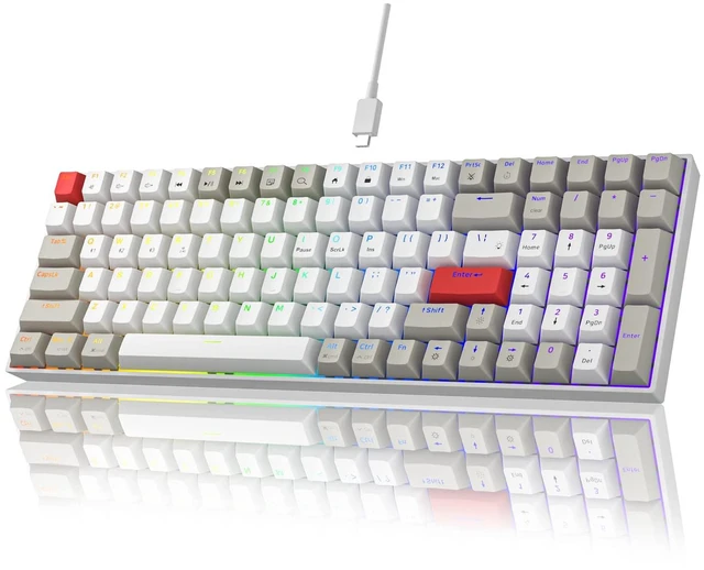 Main image of Newmen GM1000 Wireless Mechanical Gaming Keyboard,Bluetooth/2.4GHz/Wired | Hot Swappable, Custom,RGB Backlit,Anti-Ghosting,Wirless Mechanical Keyboards,Number Pad for Mac/Win,drive,Blue Switch