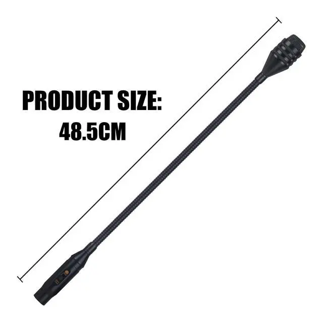 Alt view image 5 of 7 - D2 Flexible Professional Dynamic bob Barker Microphone with switchgear for Video Conference, Singing, Karaoke DJ Mixer Dedicated Disc KTV Bar Gooseneck DJ Mic,3-pin XLR