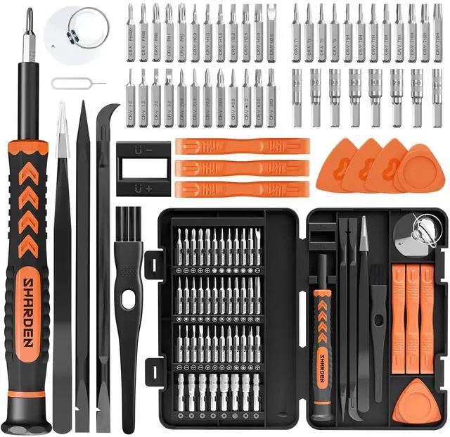 Alt view image 8 of 14 - 58 in 1 Small Precision Screwdriver Set Magnetic Mini Screwdriver Set with Case Professional Electronic Tools Kit for iPhone, MacBook, Computer, Laptop, PC, RC, PS4, Xbox, Eyeglasses, Watch
