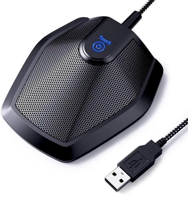 Alt view image 8 of 14 - Conference USB Microphone, Omnidirectional Condenser PC Mic for Video Conference, Recording, Skype, Online Class, Court Reporter, Plug & Play Compatible with Mac OS X Windows PC Compute, G11