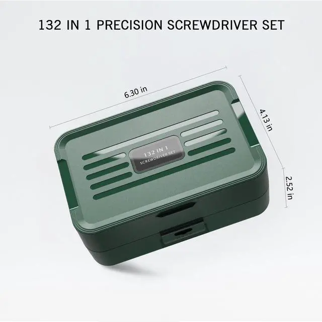 Alt view image 14 of 14 - Mini Precision Screwdriver Set with Color-coded Identification, 132 in 1 Micro Magnetic Repair Tool Kits with Storage Box, 108 Bits,Small Manual Screw Driver Toolkits for iPhone/Mac/iPad/Table