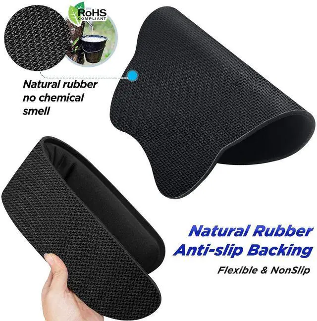 Alt view image 10 of 12 - Upgrade Enlarge Superfine Fibre Soft Smooth Gel Ergonomic Mouse Pad Wrist Support and Keyboard Wrist Rest for Computer, Laptop, Mac, Gaming and Office, Durable, Comfortable and Pain Relief