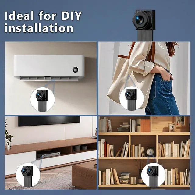 Alt view image 12 of 12 - Mini Camera DIY Module - Full HD 1080P Tiny Video Cameras - Small Security Cam for Home & Nanny Use - No WiFi Needed