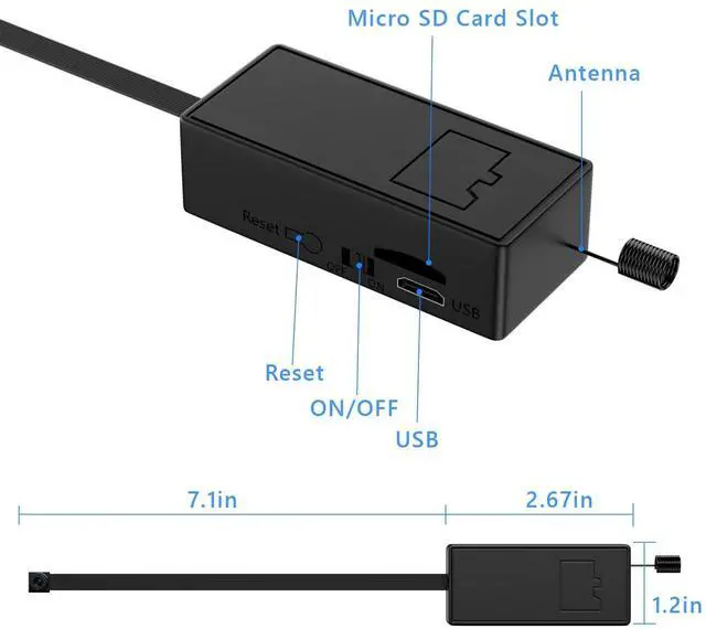 Alt view image 8 of 12 - Mini Camera DIY Module - Full HD 1080P Tiny Video Cameras - Small Security Cam for Home & Nanny Use - No WiFi Needed