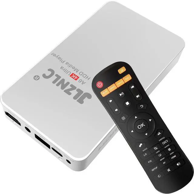 Alt view image 8 of 14 - 4K Ultra HD Media Player & HDD Enclosure 2-in-1,Digital Signage, Play H.265/HEVC H.264/AVC MP4 MKV Videos,MP3 Music,JPG Photos,Auto Playback and Resume,Supports HDDs,USB/MicroSD,4k HDMI,Analog AV.