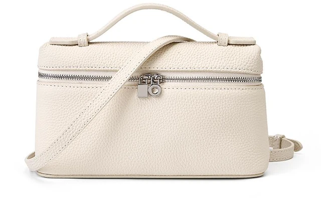 Main image of Women Genuine Leather Crossbody Bags Women's Tote Shoulder Bag White