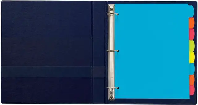 Alt view image 15 of 15 - Avery 16130 Big Tab Write & Erase Durable Plastic Dividers, 8 Multicolor Tabs, 1 Set