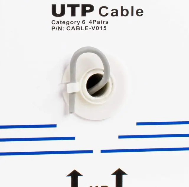 Alt view image 14 of 14 - Gray 250ft Bulk Cat6, CCA Ethernet Cable, 23 AWG, UTP Pull Box, Cat-6 Wire, Indoor, Network Installations CABLE-V015
