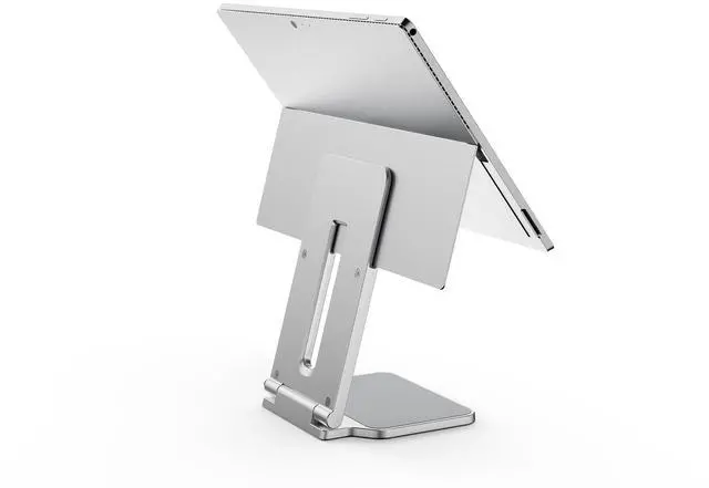 Alt view image 8 of 14 - Elevated Stand Adjustable for Surface Stand for Desk, on-Skid Tablet Holder Designed for Surface Pro, Silver (K58277WW)