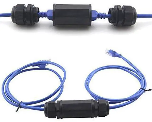 Alt view image 9 of 14 - (5 Pack) RJ45 Waterproof Connector IP67 Ethernet Network Cable Connector Double Head Outdoor LAN Coupler Adapter Female Cat5, 6, 8P8C
