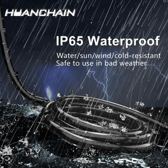 Alt view image 11 of 14 - 4 FT2 Pack 16 Gauge Black Indoor Outdoor Extension Cord Waterproof, Flexible Cold Weather 3 Prong Electric Cord Outside, 13A 1625W 125V 16AWG SJTW, ETL Listed