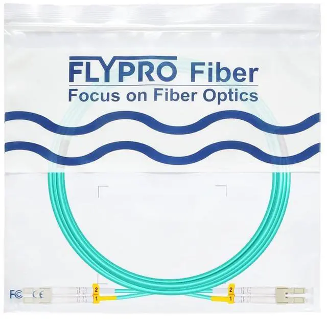 Alt view image 14 of 14 - Fiber Patch Cable, OM3 30Meter/98ft LC to LC Fiber Optic Cable Cord LSZH 10GB/40GB Multimode Duplex 50/125um, Length Options: 0.2m-200m