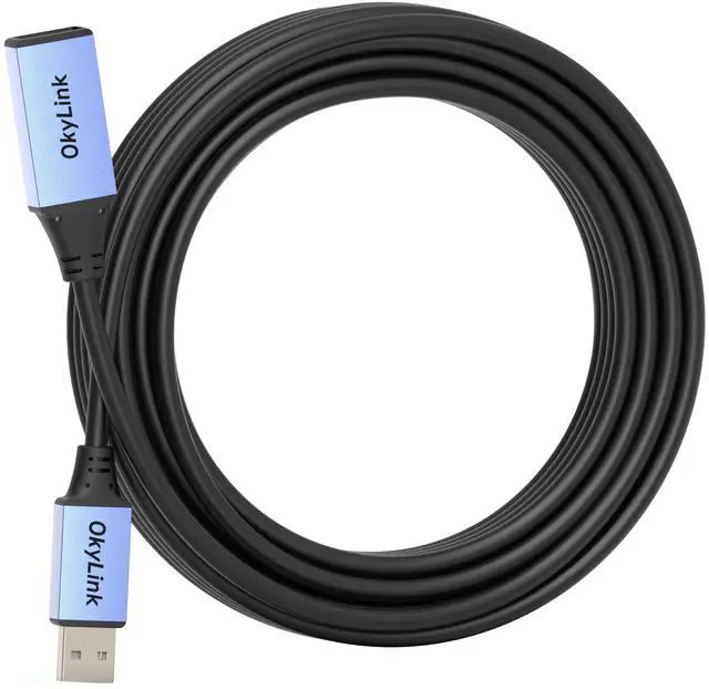 Alt view image 8 of 14 - 32ft(10M) Active USB 2.0 Extension Cable A Male to A Female 480Mbps for Printer, Mouse,Keyboard,Scanner,Camera