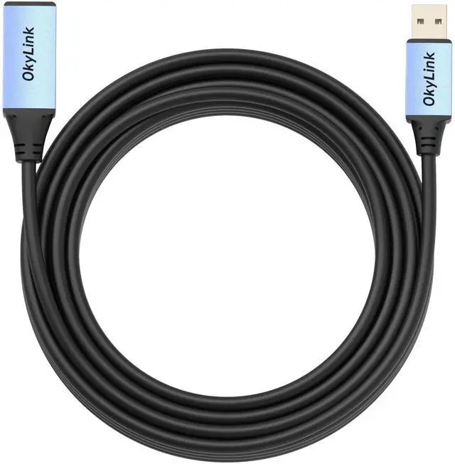 Alt view image 12 of 14 - 32ft(10M) Active USB 2.0 Extension Cable A Male to A Female 480Mbps for Printer, Mouse,Keyboard,Scanner,Camera