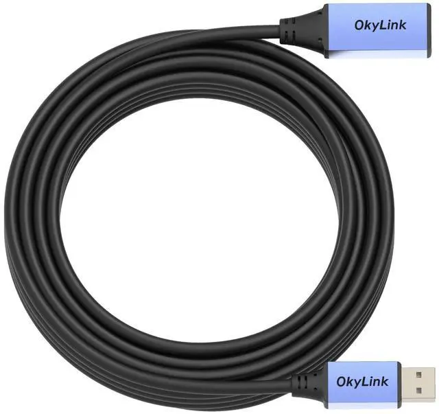Alt view image 11 of 14 - 32ft(10M) Active USB 2.0 Extension Cable A Male to A Female 480Mbps for Printer, Mouse,Keyboard,Scanner,Camera