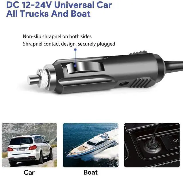 Alt view image 13 of 14 - 15V 6.33A Car Charger 12V-24V DC Adapter Compatible with Microsoft Surface Book 3 2 1 Surface Go 1 2 3 4 Surface Laptop 7 6 5 4 3 2 1 Go Surface Pro 11 10 X 9 8 7 7+ 6 1798 1932 Power Supply Cord