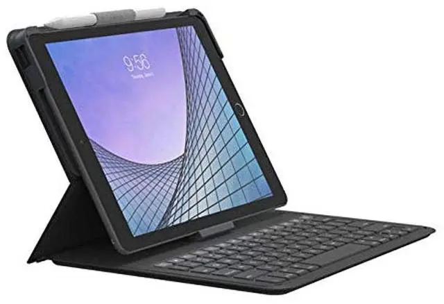 Alt view image 8 of 14 - Messenger Folio 2 - Tablet Keyboard & Case for 10.2-inch iPad, 10.5-inch iPad/Air 3