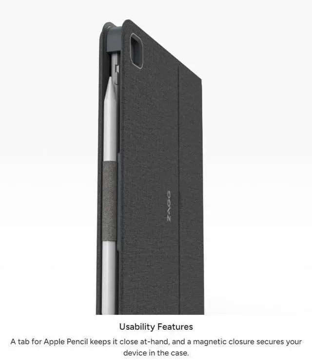 Alt view image 14 of 14 - Messenger Folio 2 - Tablet Keyboard & Case for 10.2-inch iPad, 10.5-inch iPad/Air 3