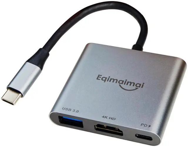 Alt view image 8 of 14 - USB C to HDMI Adapter, 4K@30 HDMI to USB C,USBC to HDMI Adapter with USB 3.0, 100W PD Charging, Multiport Hub Compatible with MacBook Pro, iPad Air, iPhone, Laptop, TV, Switch, Monitor and More