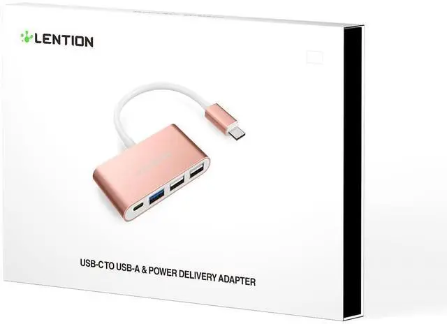 Alt view image 12 of 12 - 4-in-1 USB-C Hub with Type C, USB 3.0, USB 2.0 for 2025-2016 MacBook Pro (M1-M5), iPhone 17-15 New Mac Air/Surface, ChromeBook, More, Multiport Charging & Connecting Adapter (C13, Space Gray)