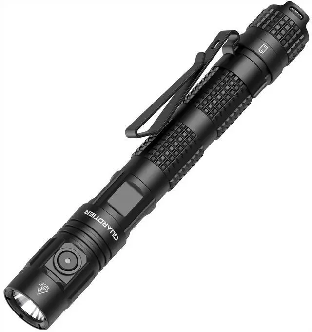 Alt view image 8 of 14 - ML70 1500 Lumen EDC Flashlight Rechargeable, Pen Style Self Defense Compact Tactical Flashlight with 2AA Dual Power, IPX7 Waterproof Pocket light for Camping, Emergencies, Outdoor Activities