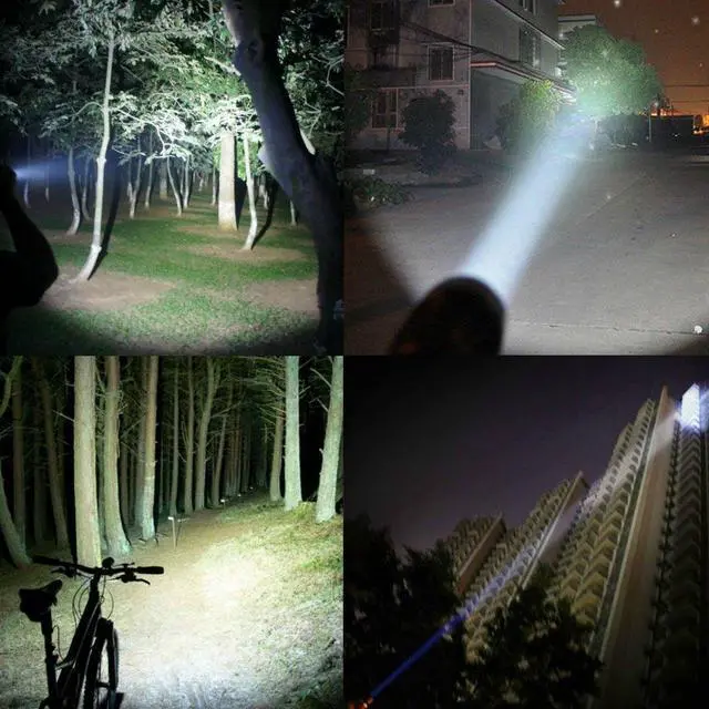 Alt view image 9 of 14 - Rechargeable Tactical Flashlight LFX1000 (Rechargeable Battery and Charger Included) - High Lumens LED, Super Bright, Zoomable, 5 Modes, Water Resistant - Best Camping, Emergency Flashlights