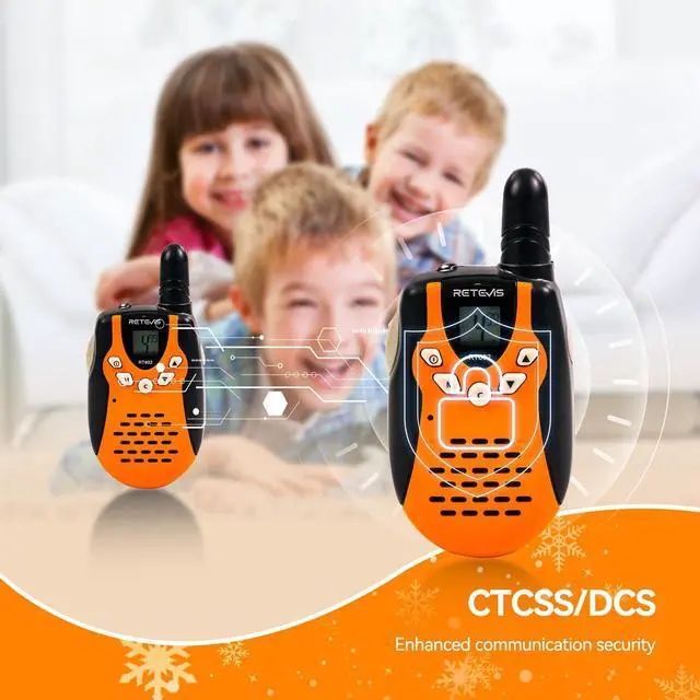 Alt view image 14 of 14 - RT602 Walkie Talkies for Kids Rechargeable, Kids Walkie Talkies Toys for Boys Girls, 2 Pack Easter Birthday Gifts for 3 4 5 6-8 Year Old Camping Outdoor Games