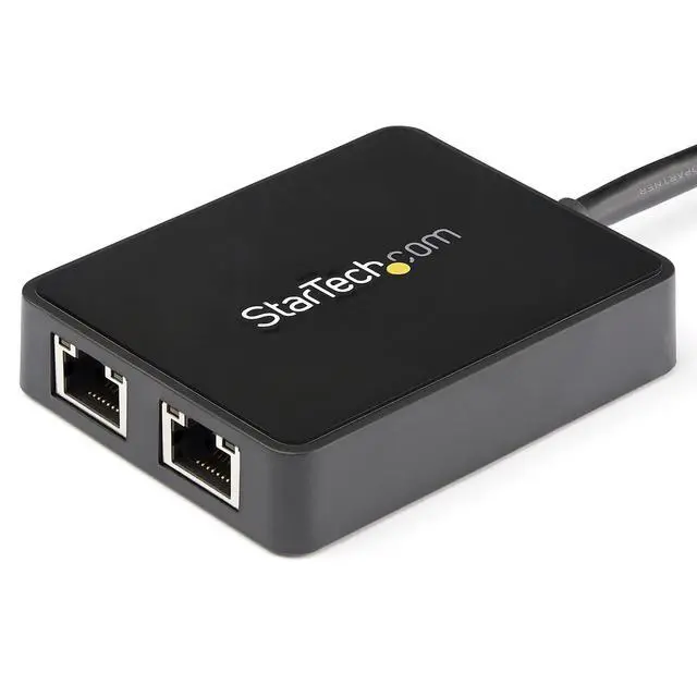 Alt view image 14 of 14 - USB 3.0 to Dual Port Gigabit Ethernet Adapter NIC with USB Port (USB32000SPT)