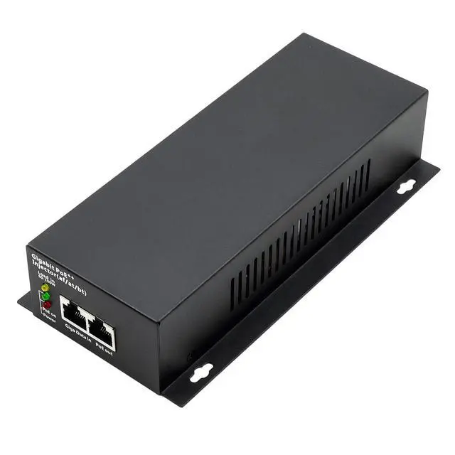 Alt view image 8 of 14 - High Power Gigabit PoE++ Injector Adapter, Integrated Power Supply, Convert A Non-PoE Port to A 90W Gigabit Port, Up to 95W to 60W, 30W, 15.4W, Up to 100m (328 ft)