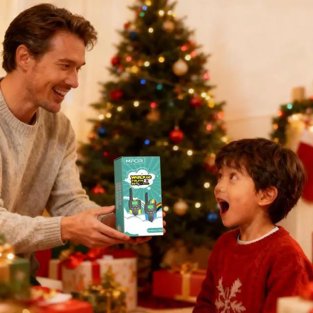 Alt view image 14 of 14 - Walkie Talkies for Kids Rechargeable 2 Pack,3 Miles Long Range 22 Channels 2 Way Radio Mini Kid Wakey takey,Birthday, Toys for Age 3-12 Year Old Boys Girls