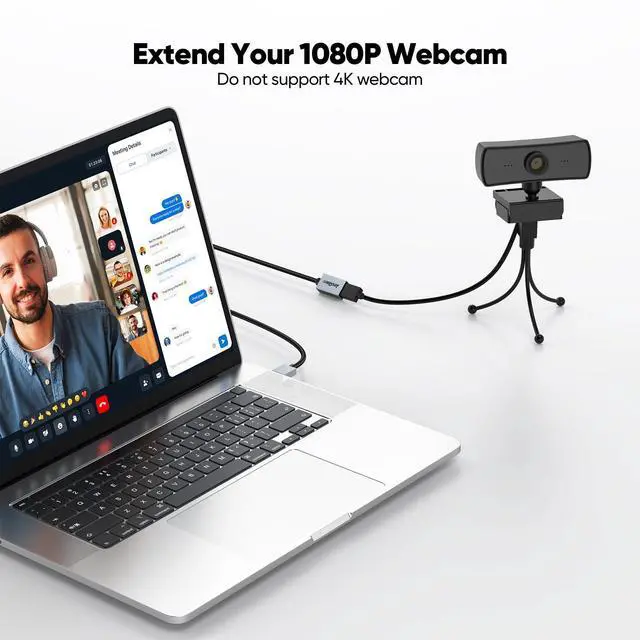 Alt view image 12 of 14 - USB Extension Cable 20 Ft Long, 5Gbps USB 3.0 A Extender Cord Male to Female High Speed Data Transfer & Charging Briaded for Monitor TV Keyboard Mouse Flash Drive Webcam Printer