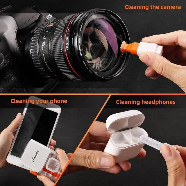 Alt view image 11 of 14 - Laptop Cleaning Kit, All in 1 Keyboard Cleaning kit for MacBook iPad iPhone, Compact Keyboard Cleaner with Brush and Spray for Tablet, Airpods, Earbud, Computer Screen, PC Monitor, White