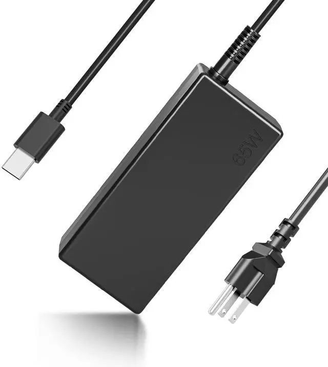 Alt view image 8 of 14 - 65W 45W USB C Laptop Charger Compatible with HP EliteBook 830 835 840 845 860 865 640 650 655 1040 G8 G9 G10 G11 Probook 440 445 450 455 460 465 G8 G9 G10 G11 Chromebook