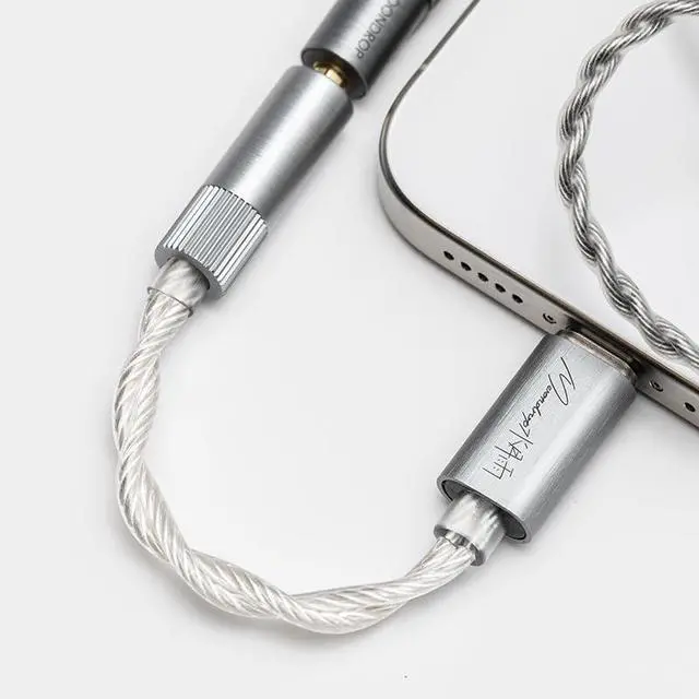 Alt view image 13 of 14 - Echo-A 32Bit/384kHz Portable USB Type-C to Headphone DAC/AMP with 3.5mm Audio Jack Adapter