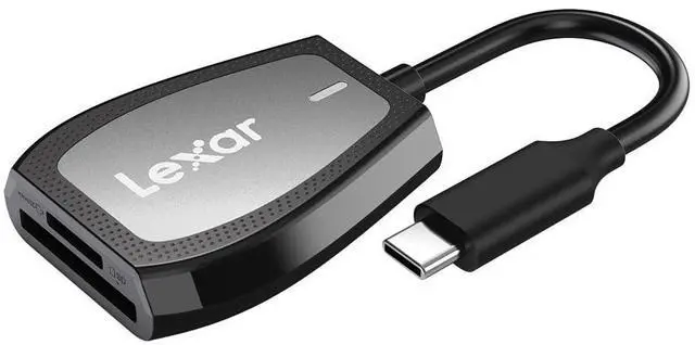 Alt view image 8 of 14 - Professional USB 3.2 Type-C Dual-Slot Reader, Supports SD and microSD UHS-II Cards, Up To 312MB/s Read (LRW470U-RNHNU)