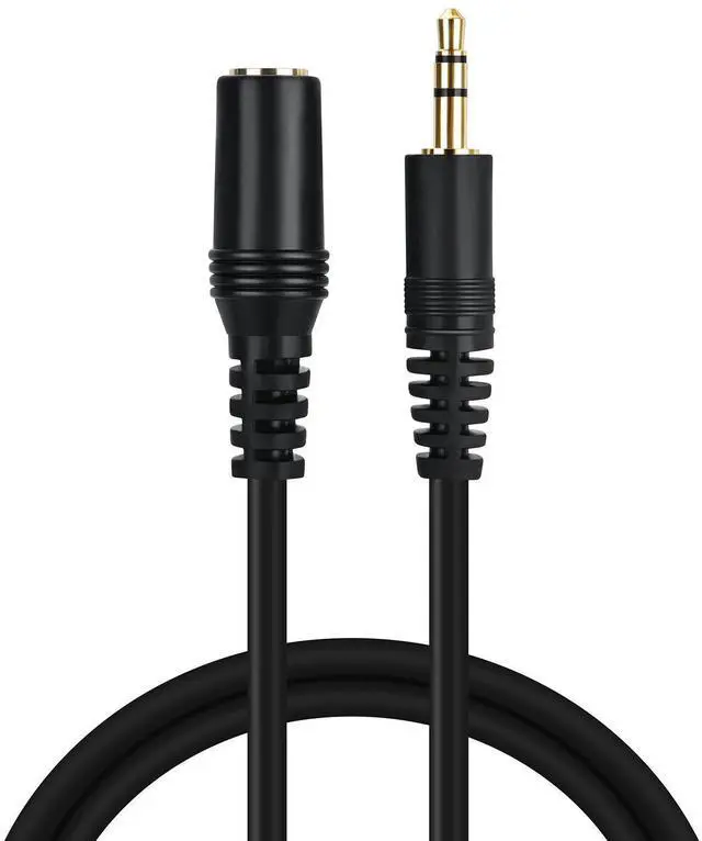 Alt view image 8 of 10 - 3.5mm Stereo Male to Female Extension Audio Cable Cord (100 Feet)