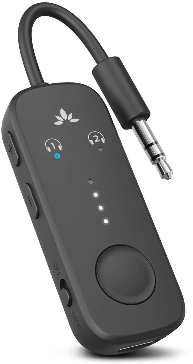 Alt view image 8 of 14 - Relay - Premium Airplane Bluetooth Adapter with Advanced Qualcomm Chipset, 2 Headphones Support, 25hrs Play Time, aptX Adaptive & HD Audio Transmitter for Airpods, Bose & Travel Flight