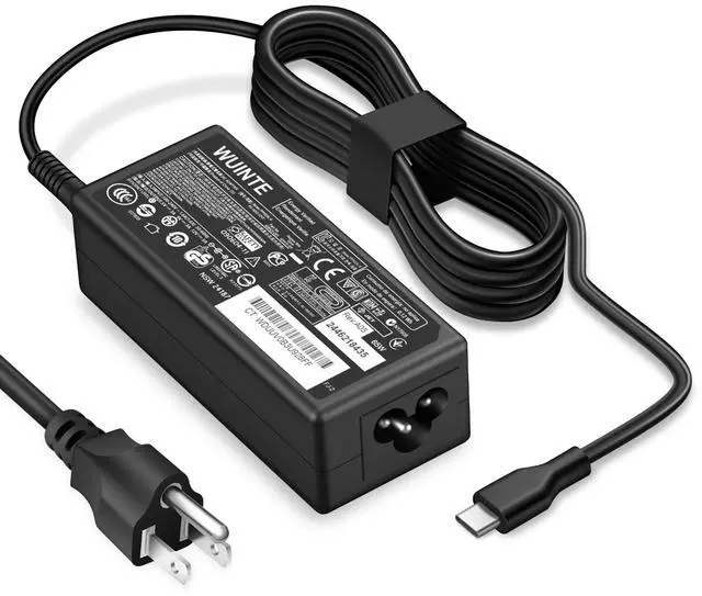 Alt view image 8 of 14 - USB C Laptop Charger Compatible with Dell Laptop Chromebook Charger 65W 45W USB Type C Fast Power Adapter