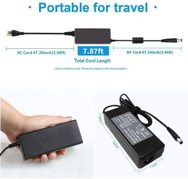 Alt view image 9 of 14 - 90W 19V 4.74A Adapter Charger Compatible with HP Probook 6560b 6570b 6550b 6470b 6450b 4530s 4540s 4440s 4430s, EliteBook 8460p 8470p 8440p 8560p 8760p 2570p 2540p 2560p 2730p 2740p 8460w 8570w 8770w