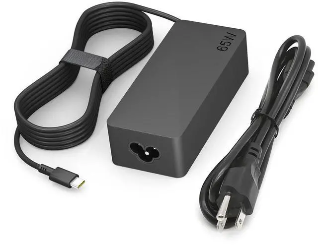 Alt view image 8 of 14 - 65W USB C Charger Compatible with Lenovo Thinkpad/Yoga/Chromebook Laptop Computer 65W 45W USB C Fast Power Adapter