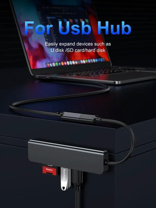 Alt view image 10 of 14 - 90 Degree Right Angle USB C Male to Female Extension Cable 10FT,Type C USB 3.1 Gen 2 10Gbps 5A 100W 4K Video Compatible with MacBook Pro,iPad Pro,Switch,Dell XPS,Surface Go,PSVR2/USB C Hub,iPhone 15