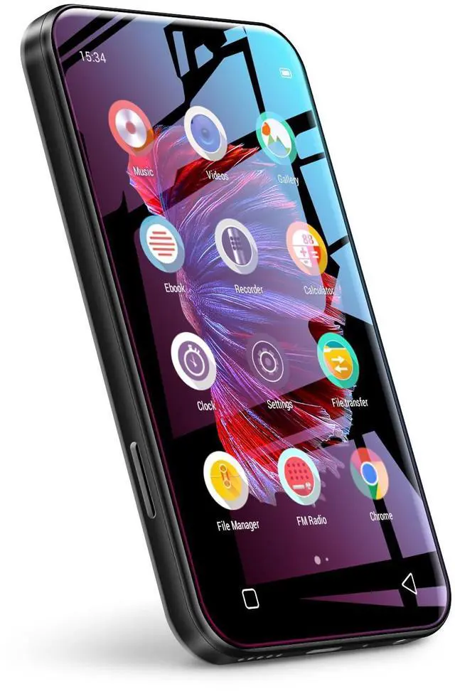 Alt view image 8 of 14 - 72GB WiFi Mp3 Player with Bluetooth, 4.0" Full Touch Screen Mp4 Player with Speaker, Portable Digital Music Player with FM Radio, BrowserCan't Install/Download Any New Apps (Black)