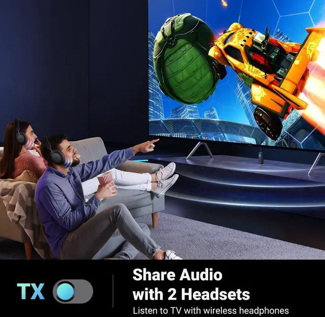 Alt view image 11 of 14 - Airplane Bluetooth 5.2 Transmitter Adapter for Airpods or Headphones Dual Pairs, 2-in-1 Wireless Bluetooth 3.5mm Aux Audio Transmitter/Receiver for Flight, TV, Car Stereo, Treadmill, MP3 Player