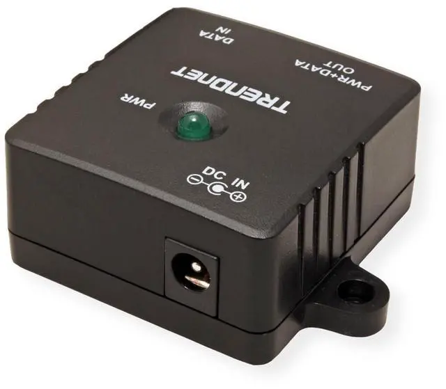 Alt view image 9 of 14 - Gigabit Power Over Ethernet Injector, Full Duplex Gigabit Speeds, 1 x Gigabit Ethernet Port, 1 x PoE Gigabit Ethernet Port, Network Devices Up to 100M (328 ft), 15.4W, Black, TPE-113GI