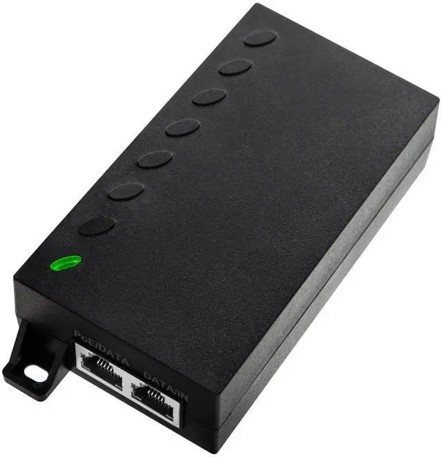 Alt view image 8 of 14 - 60W Gigabit PoE++ Injector - 10/100/1000Mbps, RJ-45 Shielded, IEEE 802.3af/at/bt Compliant, PoE Switch Powerline Network Adapter for High Power Ethernet Devices, Up to (328 FT) 100M