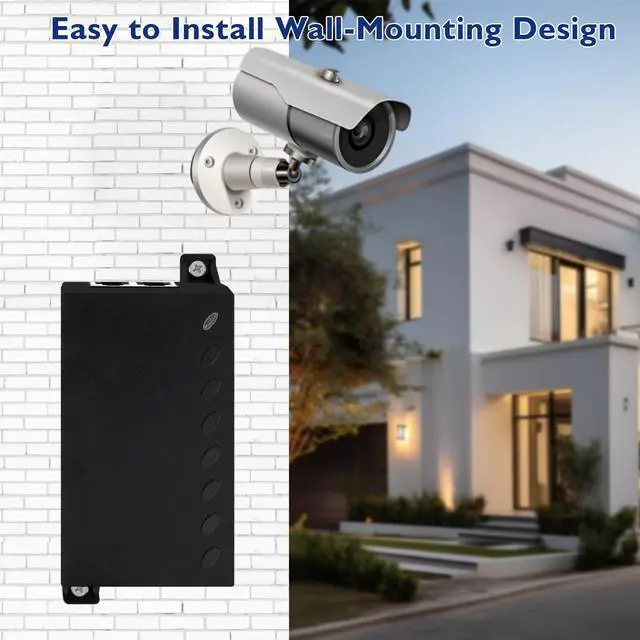Alt view image 12 of 14 - 60W Gigabit PoE++ Injector - 10/100/1000Mbps, RJ-45 Shielded, IEEE 802.3af/at/bt Compliant, PoE Switch Powerline Network Adapter for High Power Ethernet Devices, Up to (328 FT) 100M