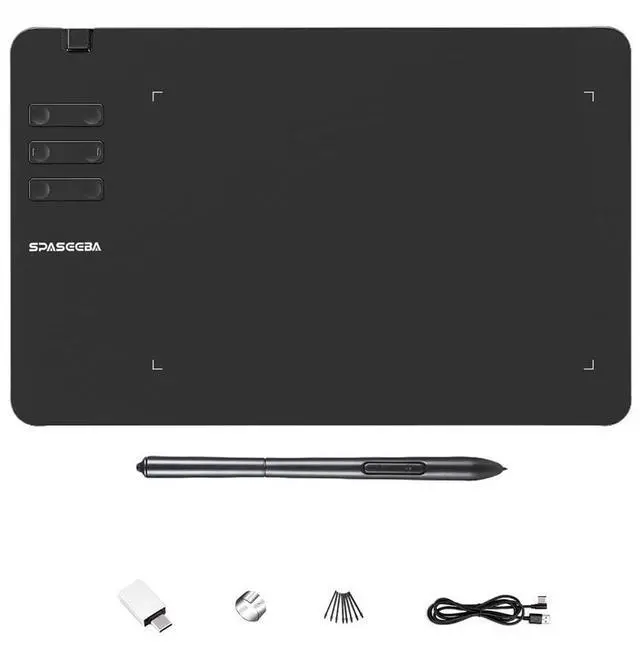 Alt view image 8 of 14 - T605 Drawing Tablet 6.7x4 inch Graphic Digital Drawing Tablet with 8192 Pen Pressure 6 Customized Hot Keys Art Tablet for OSU Online Teaching Designing Beginners Work with Mac PC Android